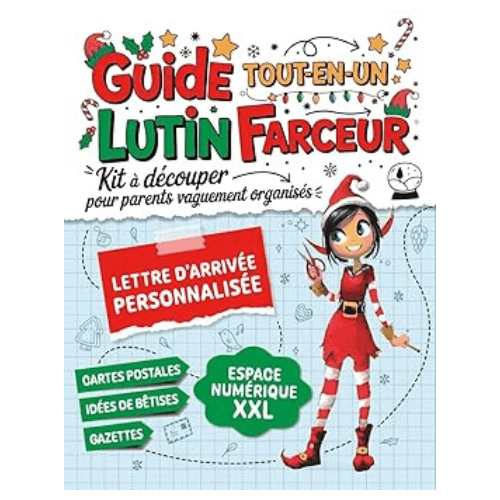 Guide tout-en-un lutin farceur avec lettres, idées de bêtises et cartes à découper