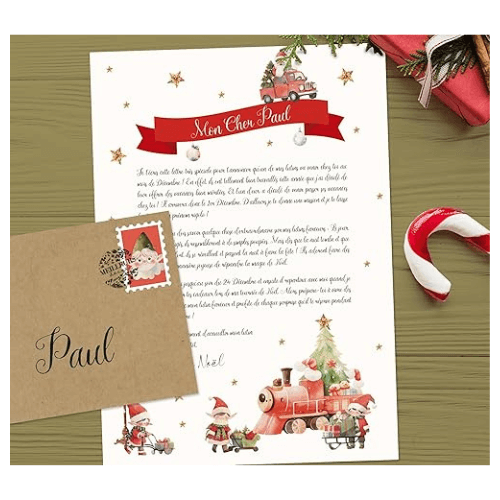 Lettre personnalisée du Père Noël pour annoncer l’arrivée d’un lutin farceur