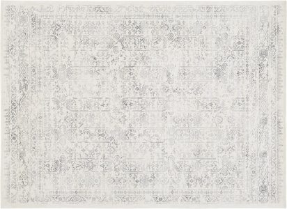 Tapis vintage aux motifs traditionnels dans un salon de style farmhouse